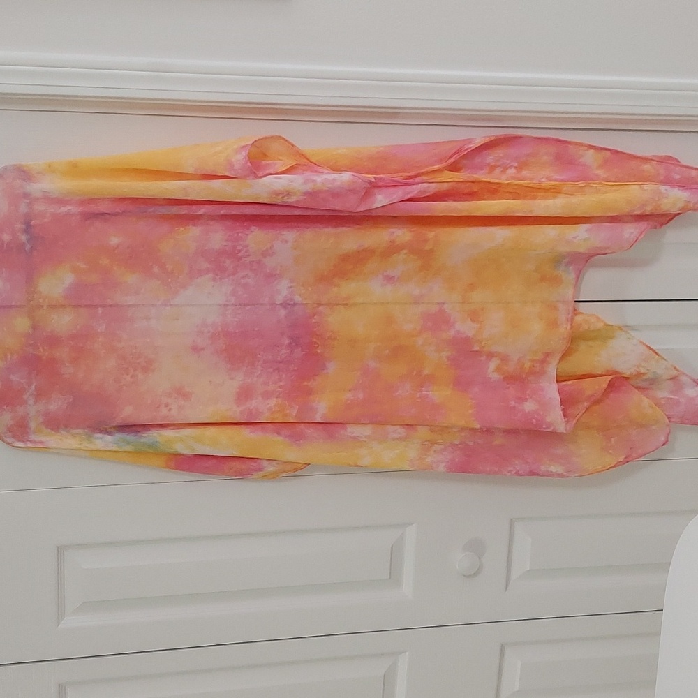 Marleylilly Coverup, TieDye, Pink, Flowy - Picture 6 of 6